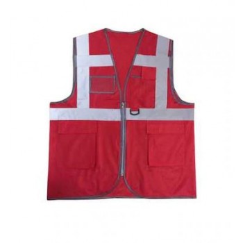 Kırmızı Mühendis Yelegi 