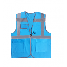 Mühendis Fosforlu Yelek Turkuaz İkaz Yeleği Mühendis Fosforlu Yelek Turkuaz İkaz Yeleği